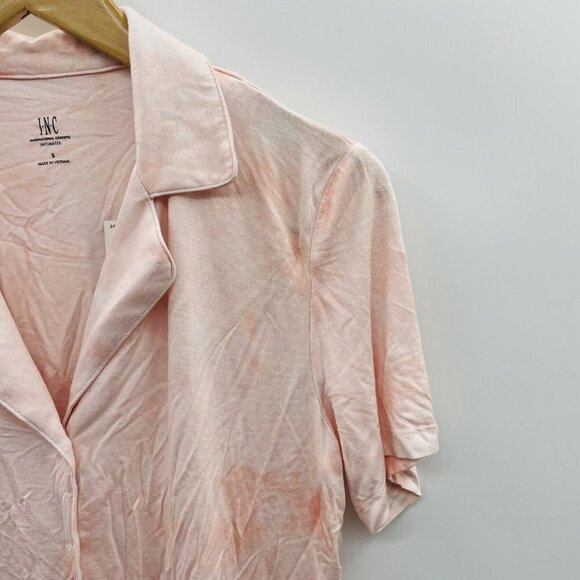 INC International Concepts Womens Small Tie Dye Heavenly Soft Pajama Top 1324 - Picture 3 of 7